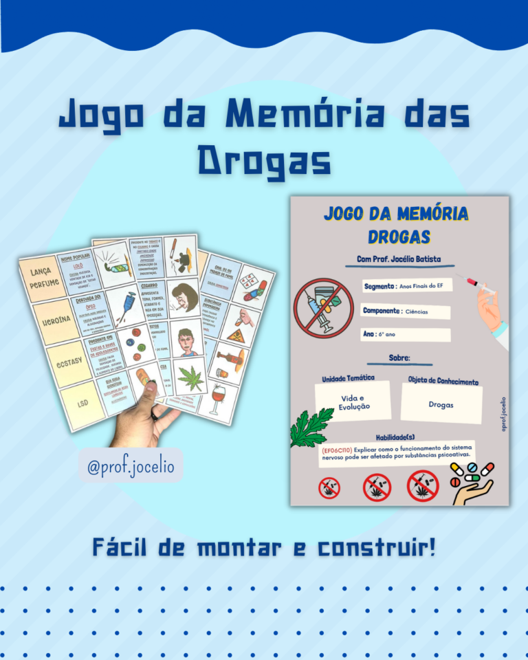 Jogo da Memória das Drogas – Sua Loja de Atividades Pedagógicas – Prof ...