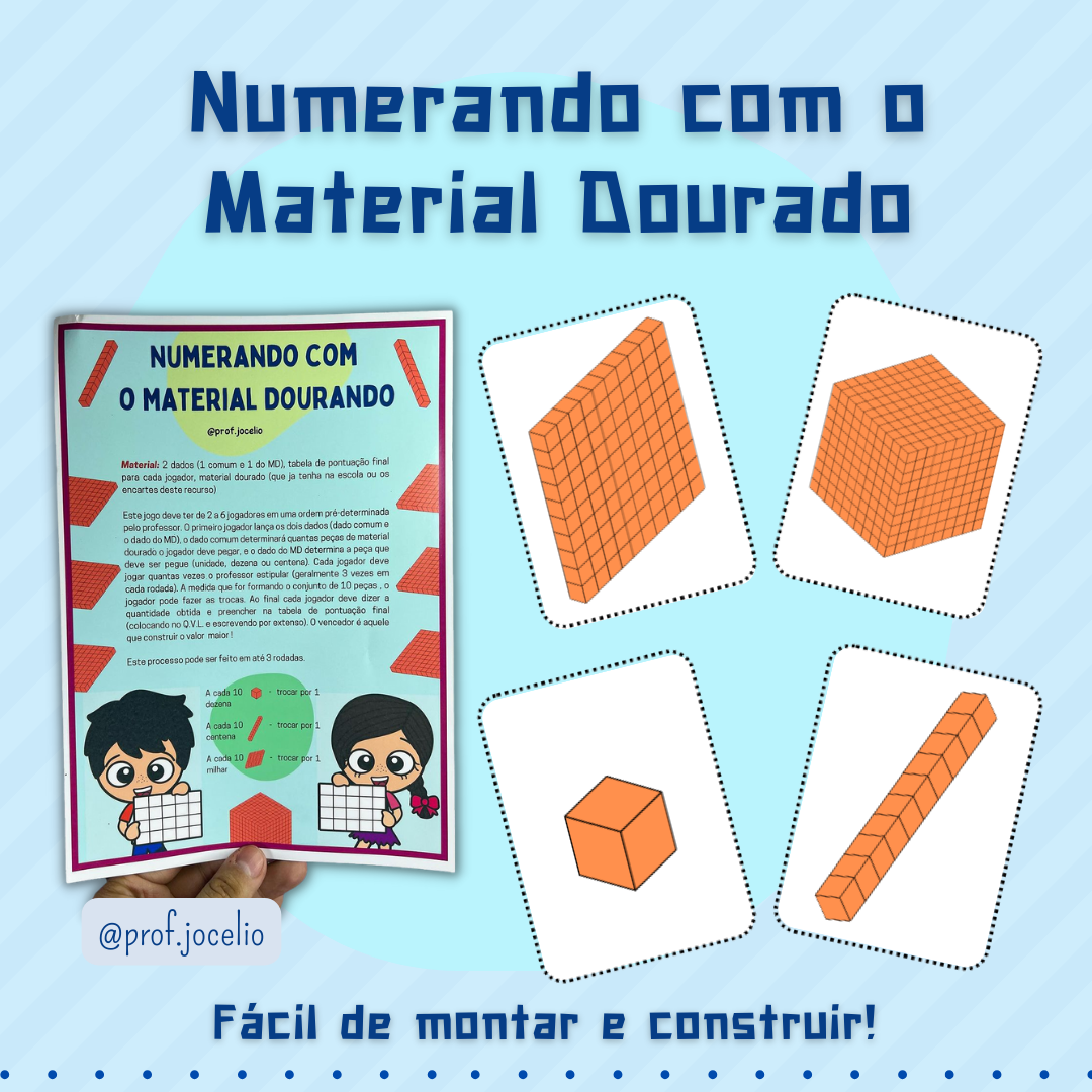 Numerando com Material Dourado