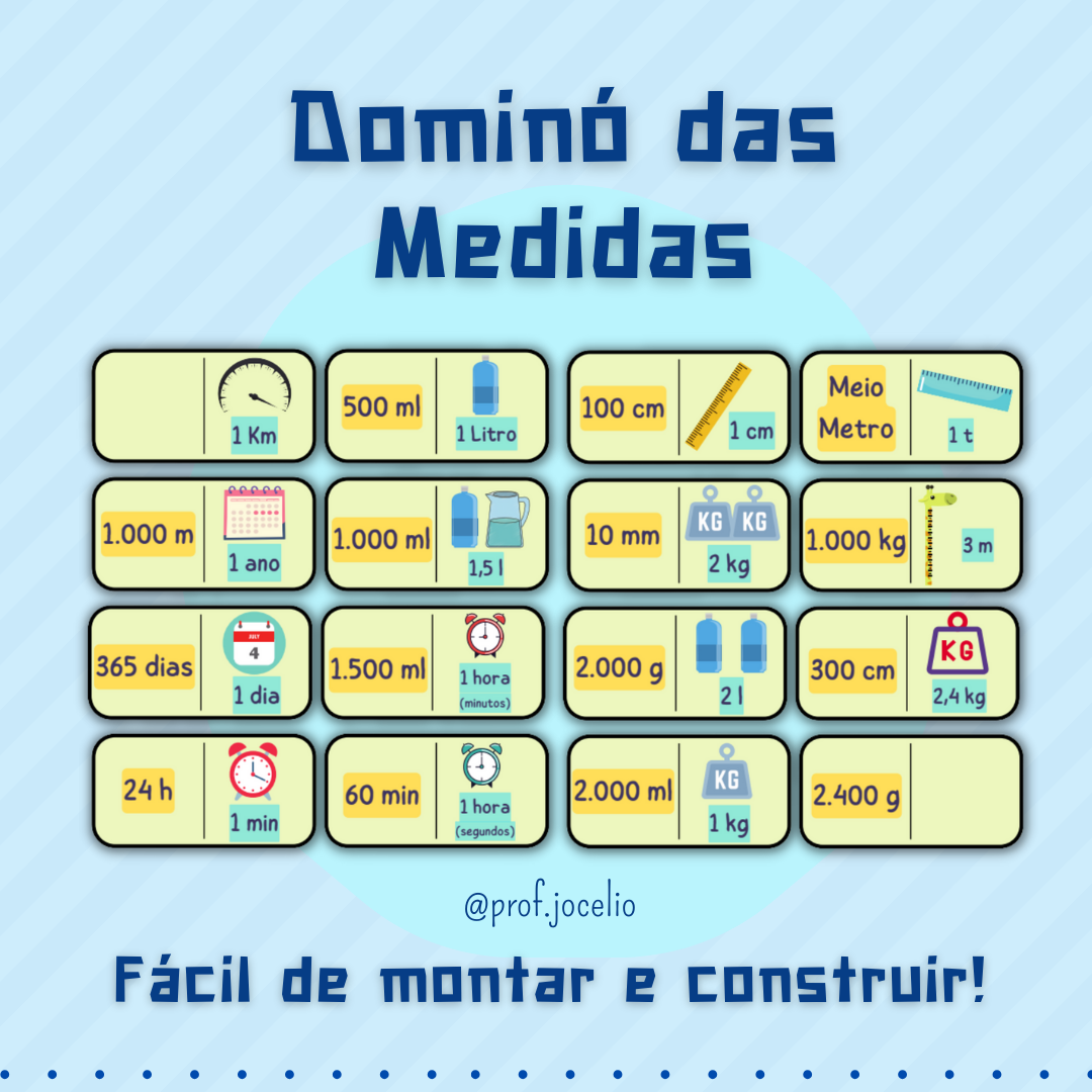 Dominó das Medidas