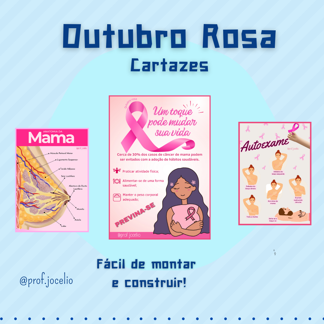 Outubro Rosa - Cartazes