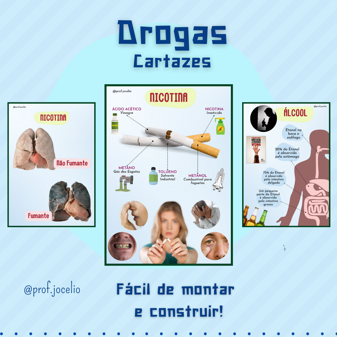 As Drogas - Cartazes