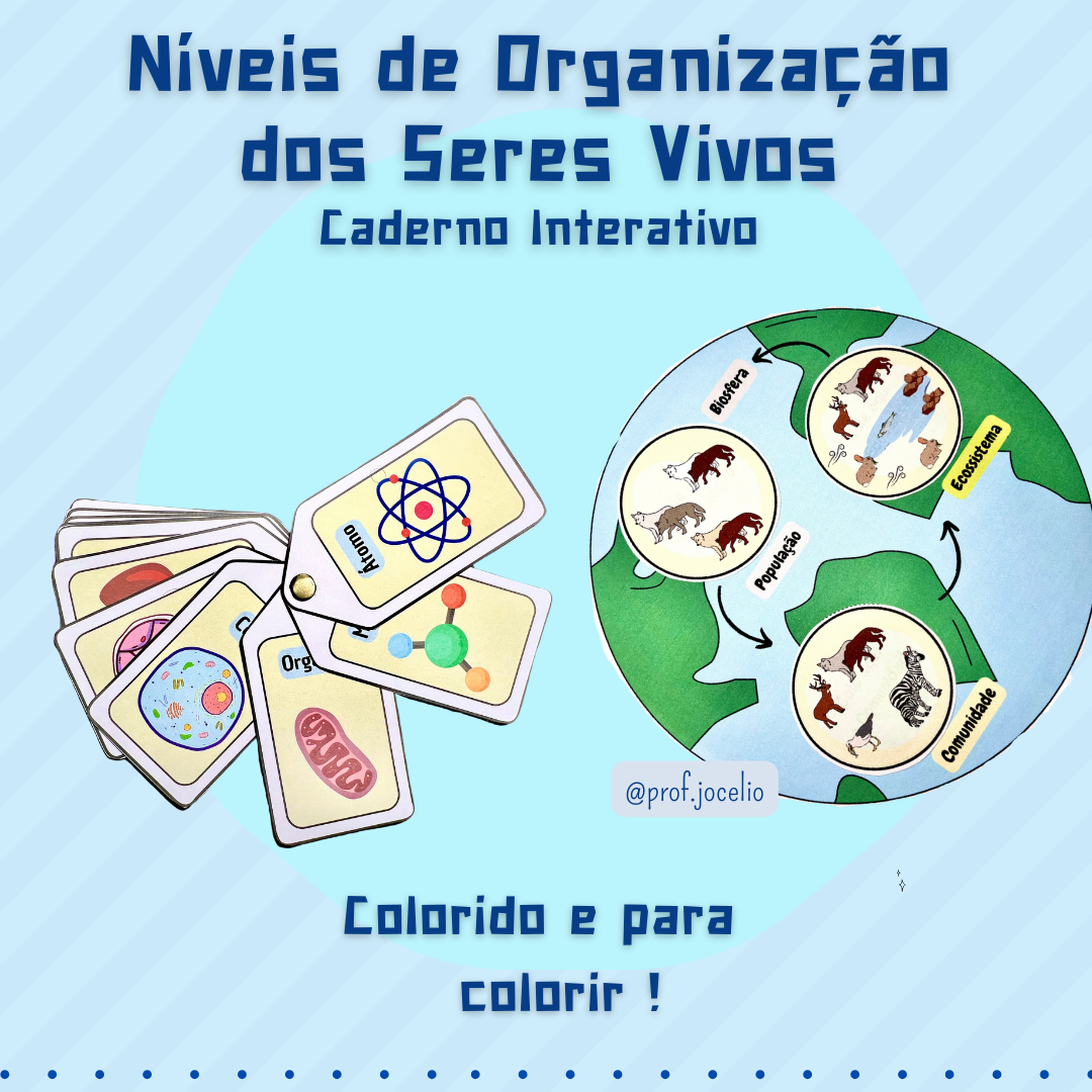 Níveis de Organização dos Seres Vivos - Caderno Interativo