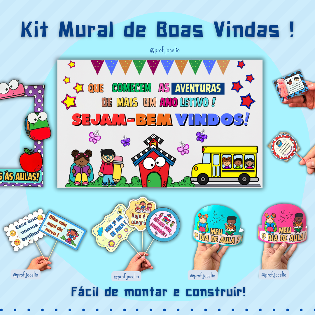 Kit Mural de Boas Vindas
