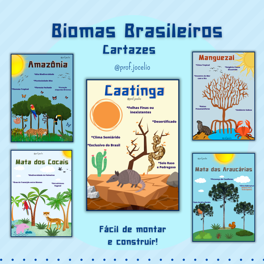 Biomas Brasileiros Cartazes