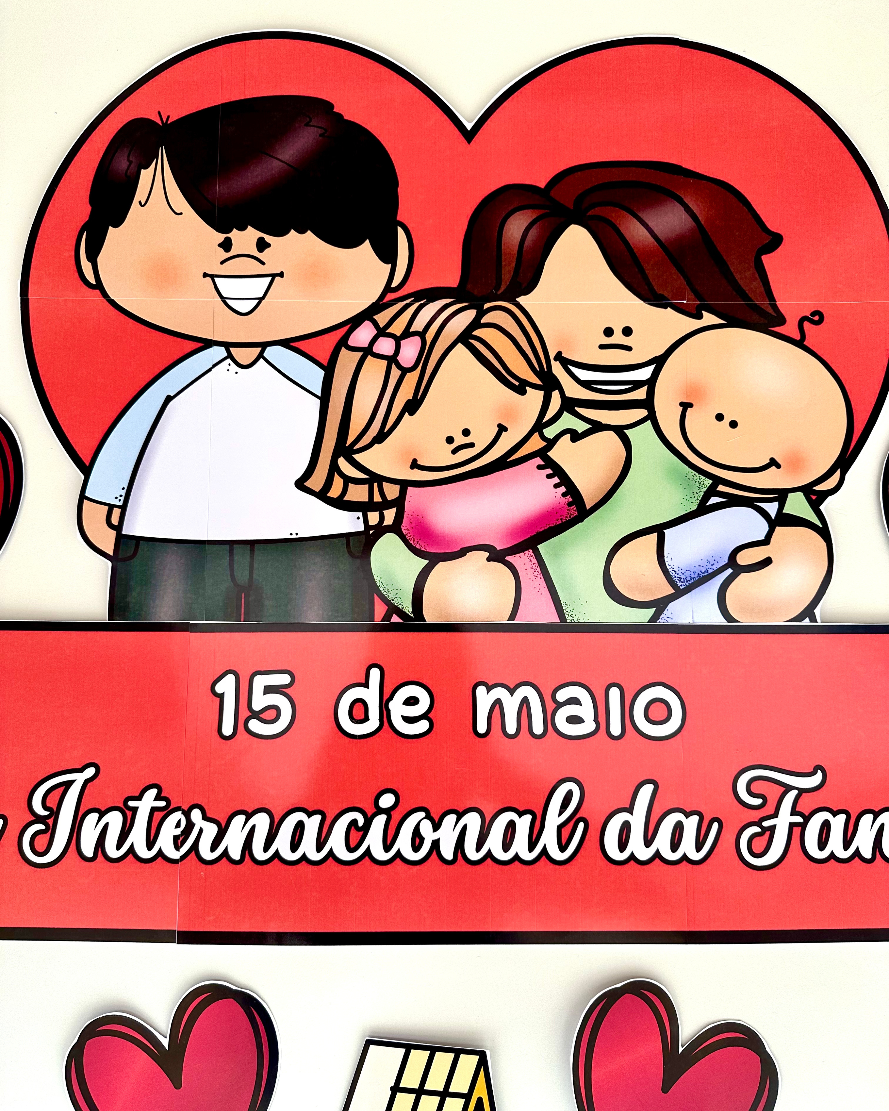 Dia da Família Decoração de Porta - Imagem 13