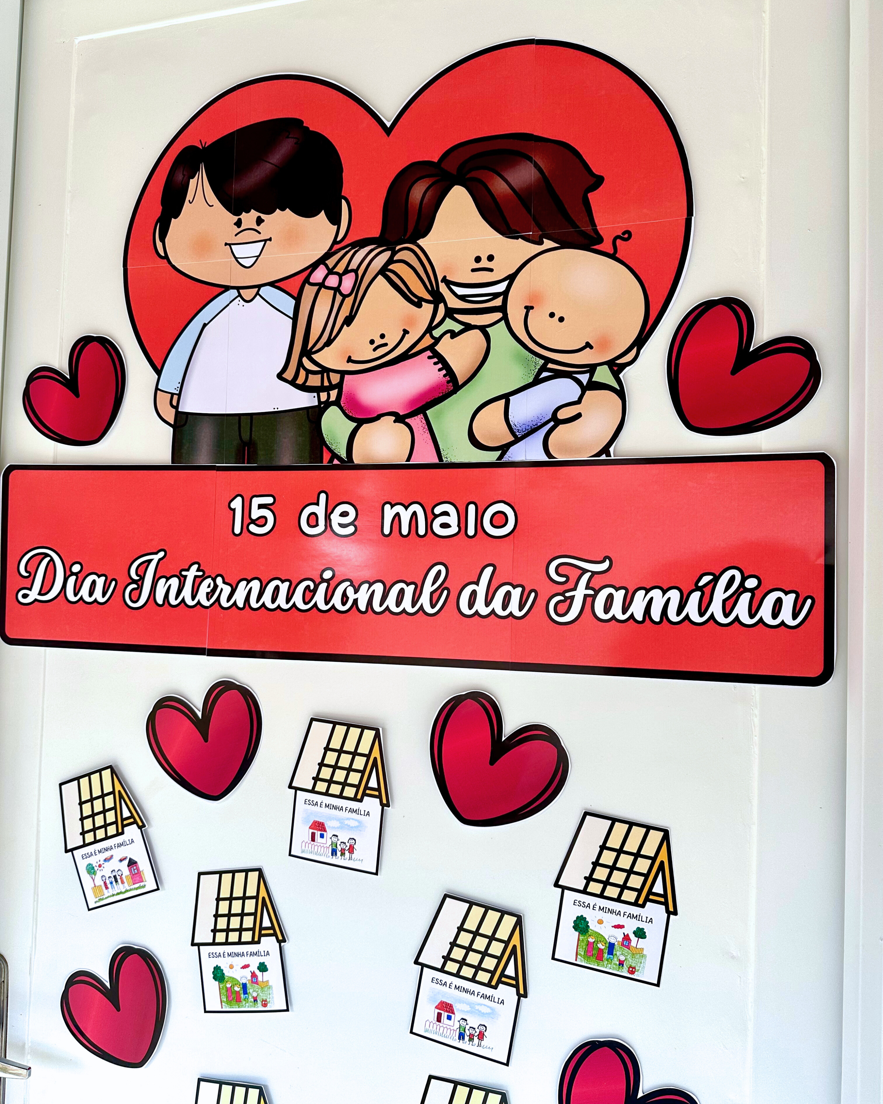 Dia da Família Decoração de Porta - Imagem 14