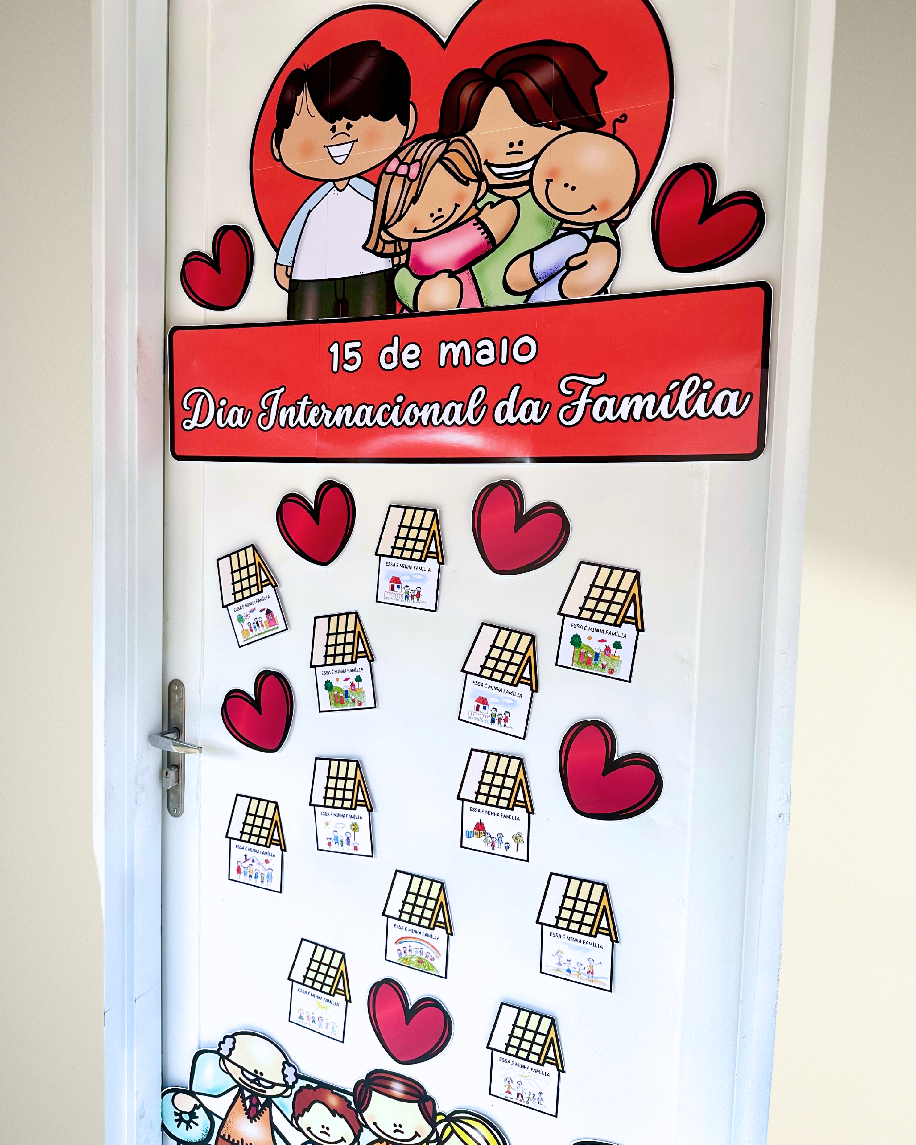 Dia da Família Decoração de Porta - Imagem 15