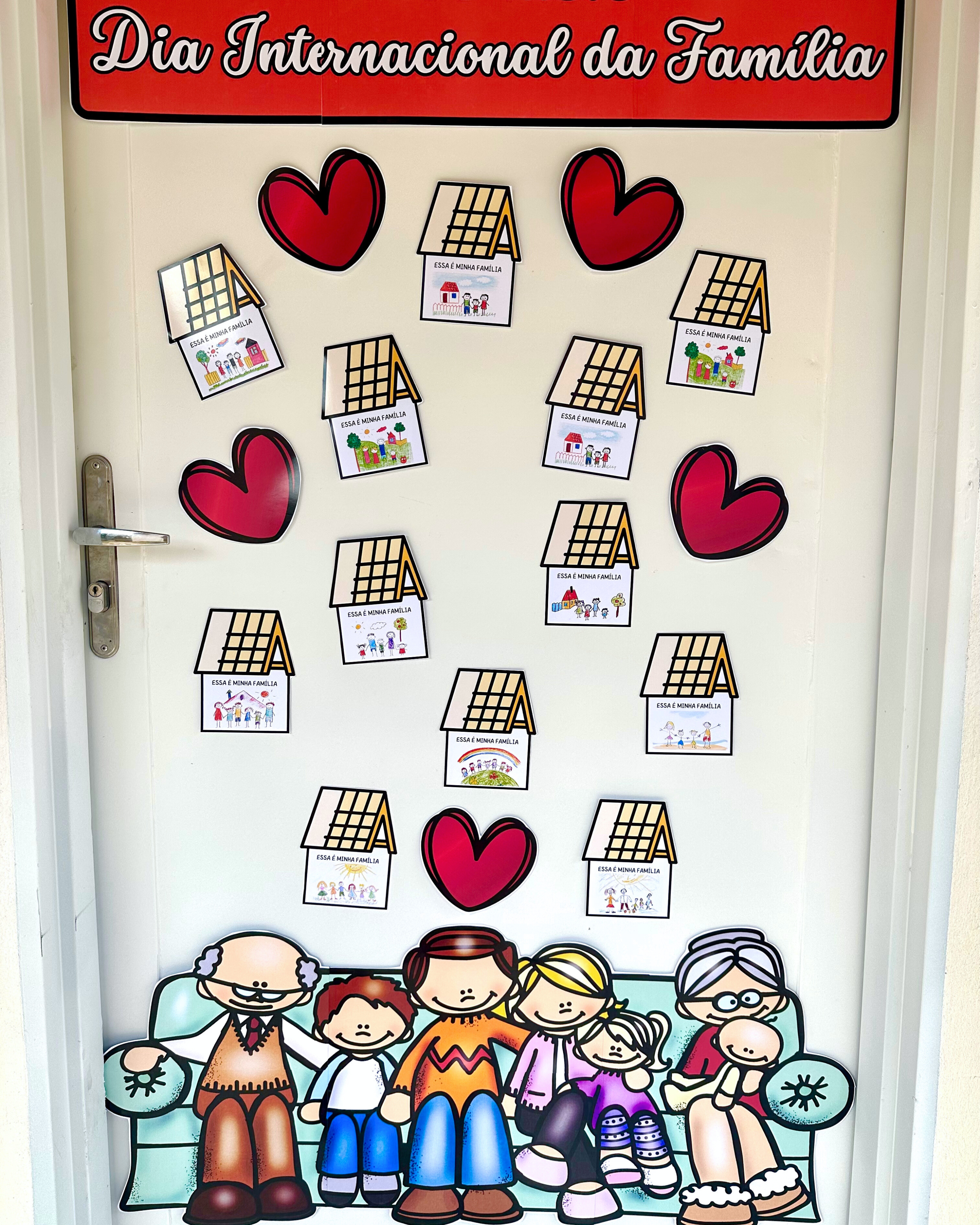 Dia da Família Decoração de Porta - Imagem 16