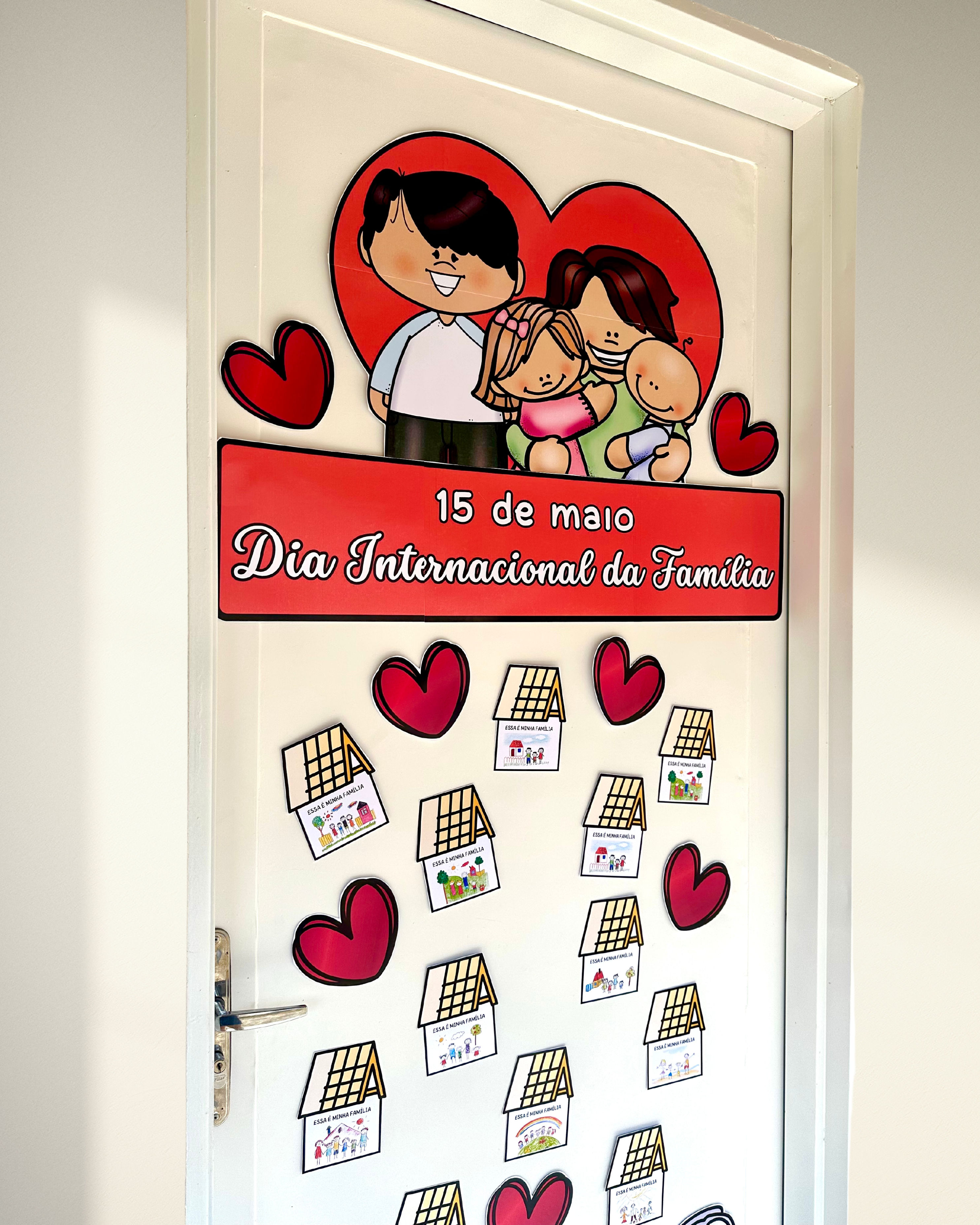 Dia da Família Decoração de Porta - Imagem 3