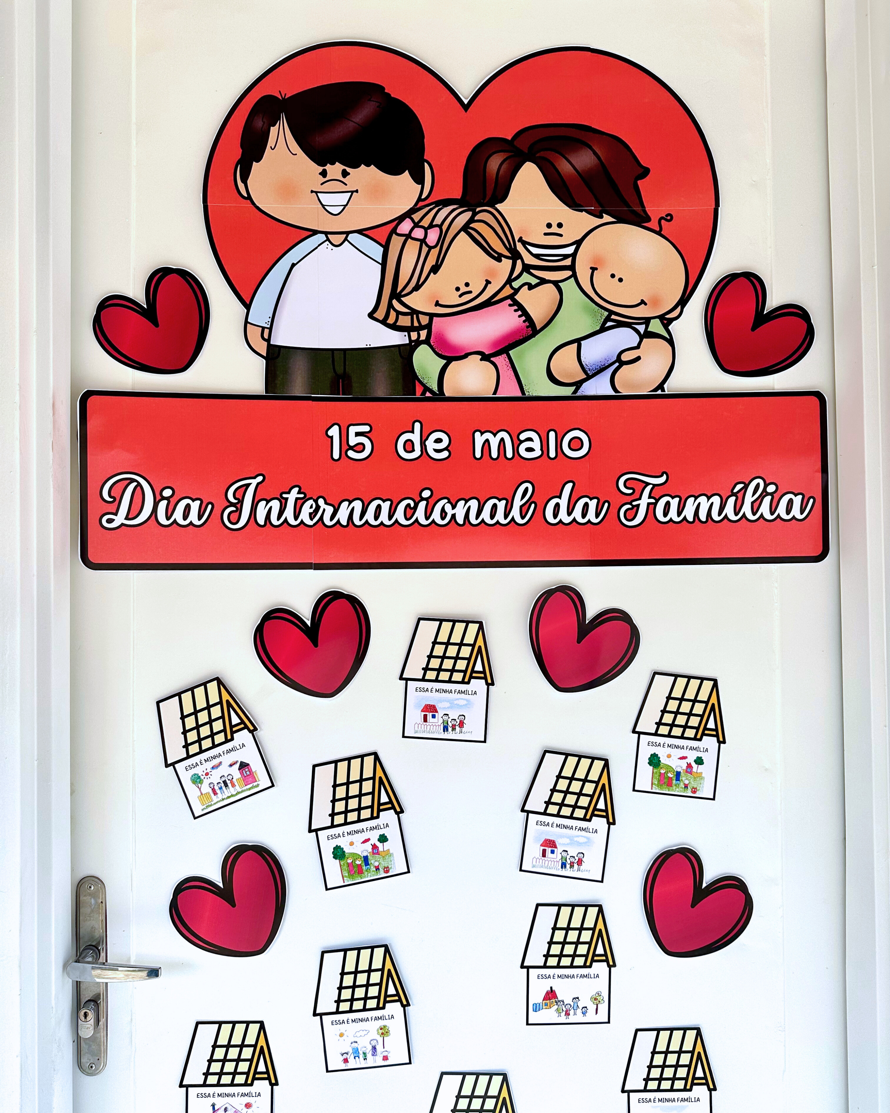Dia da Família Decoração de Porta - Imagem 4
