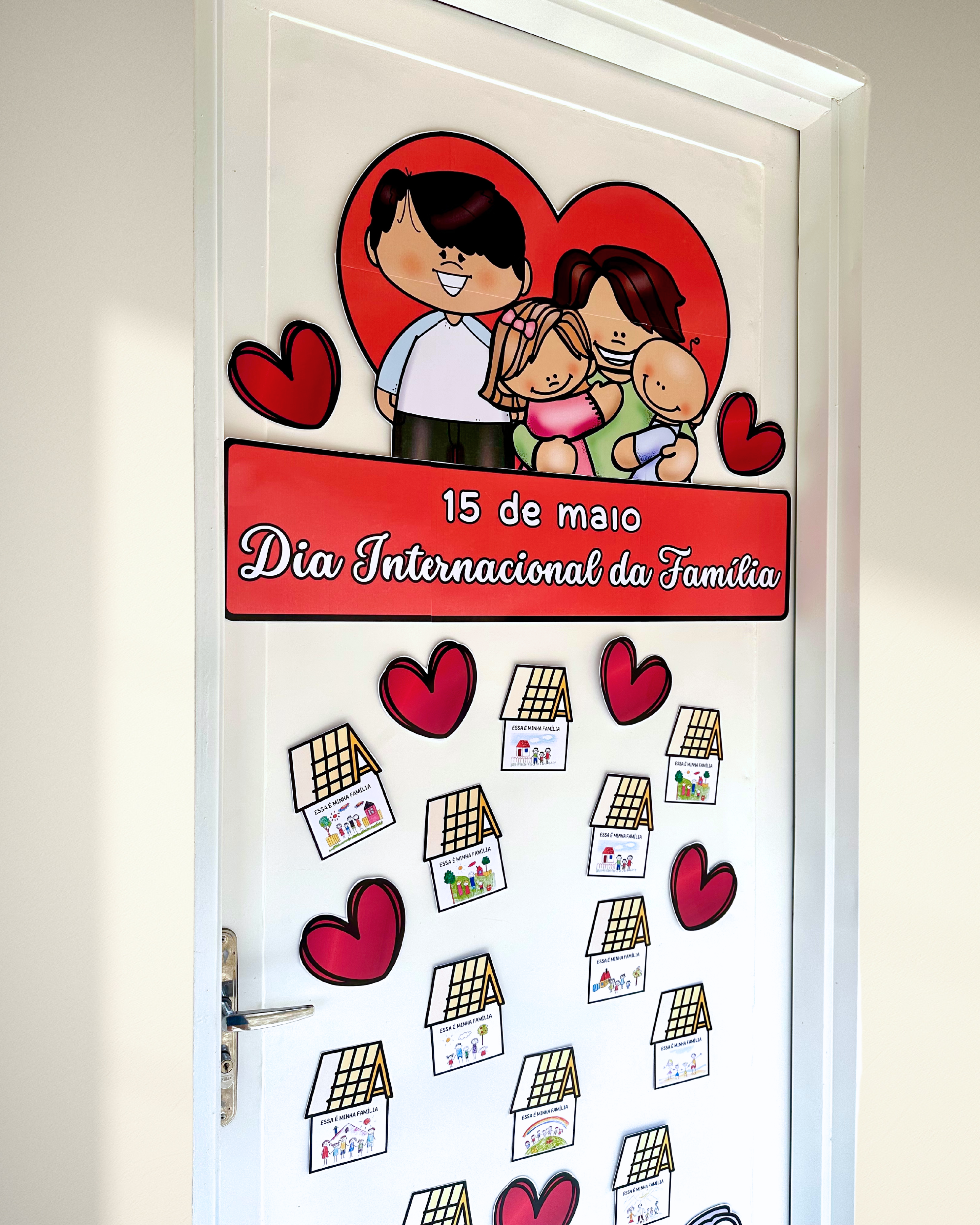 Dia da Família Decoração de Porta - Imagem 5