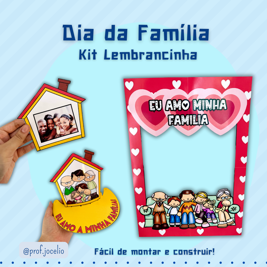 Kit lembrancinhas Dia da Família