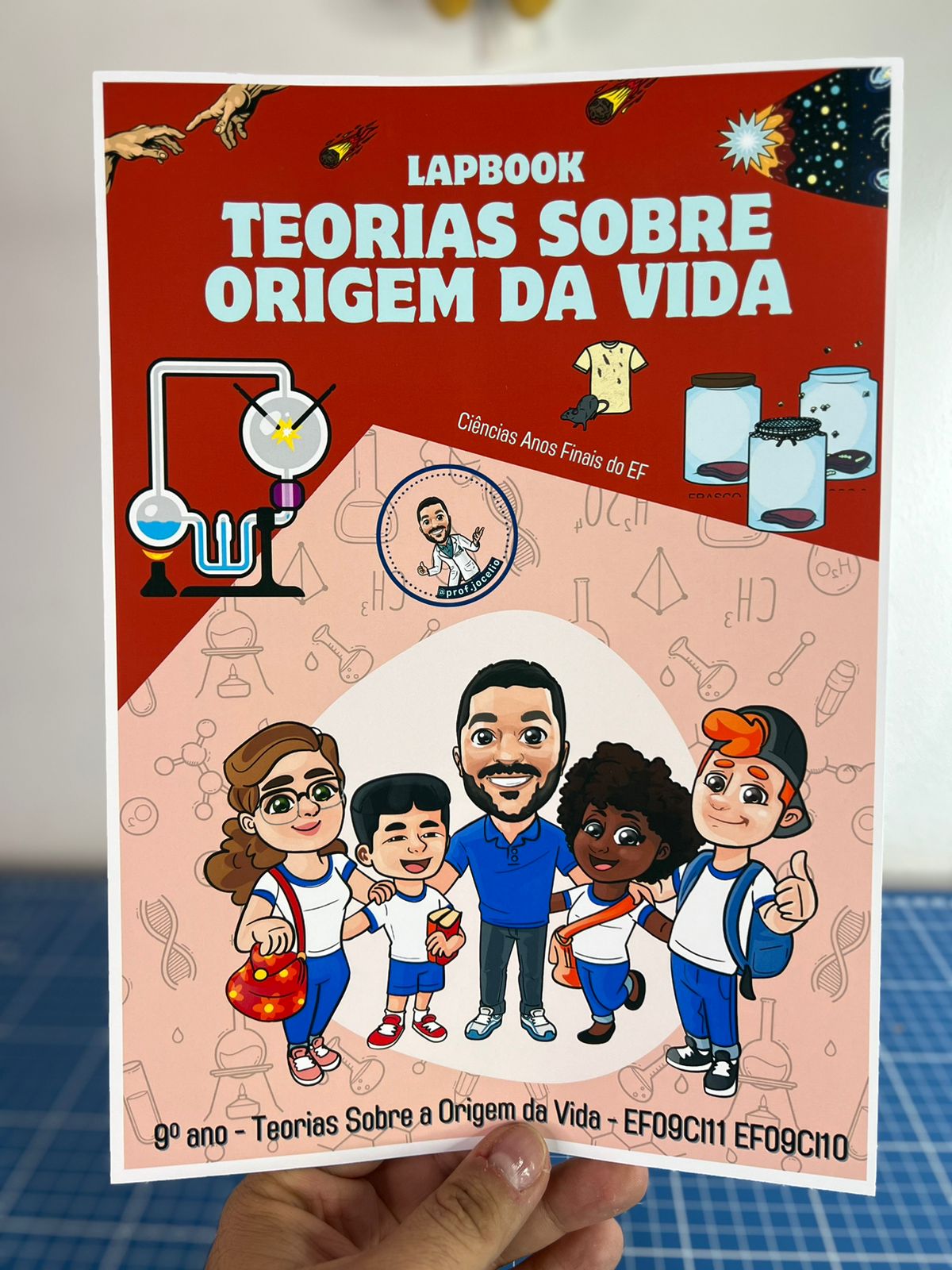Lapbook Teorias Sobre a Origem da Vida - Tamanho Médio - Imagem 2