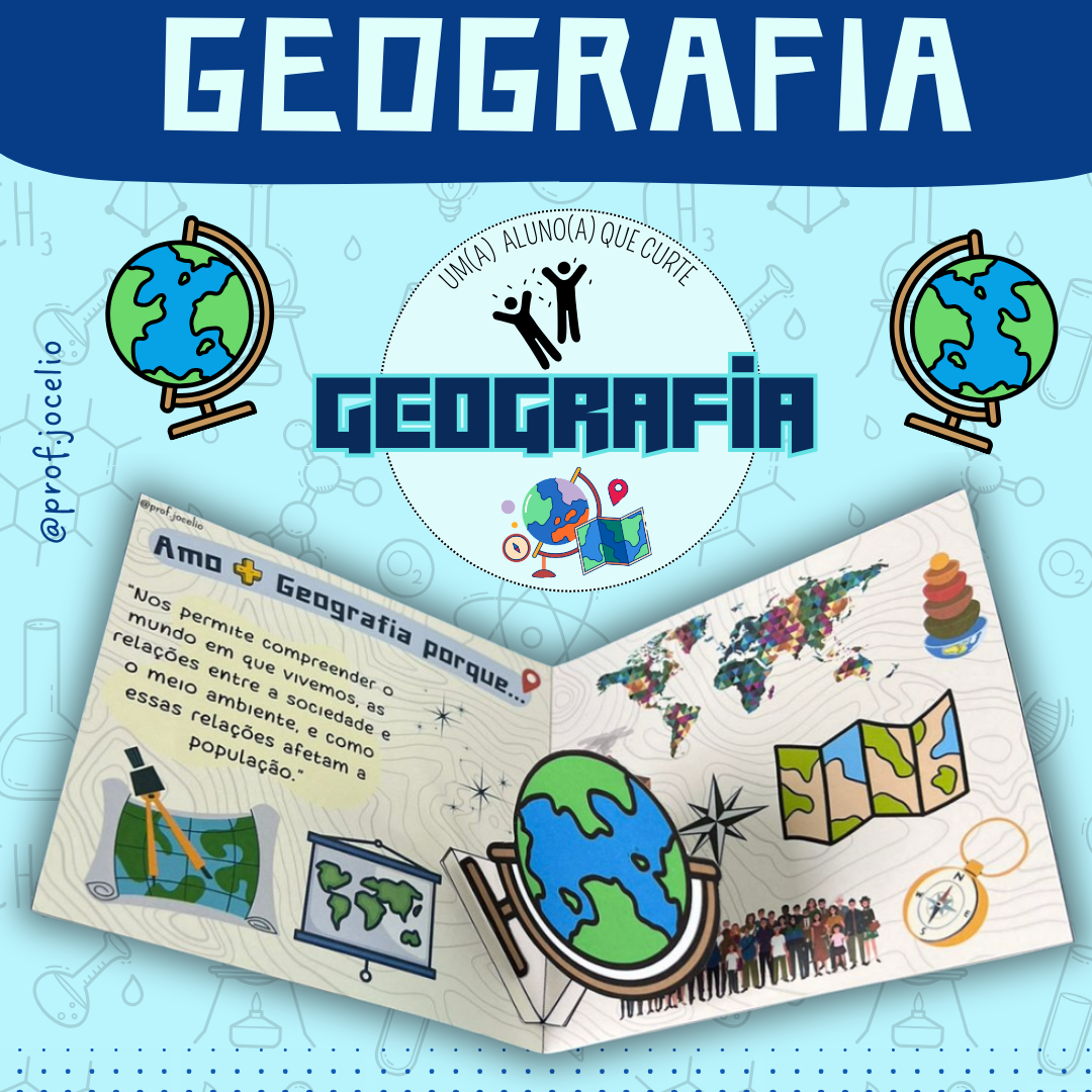 Cartão 3D - Geografia