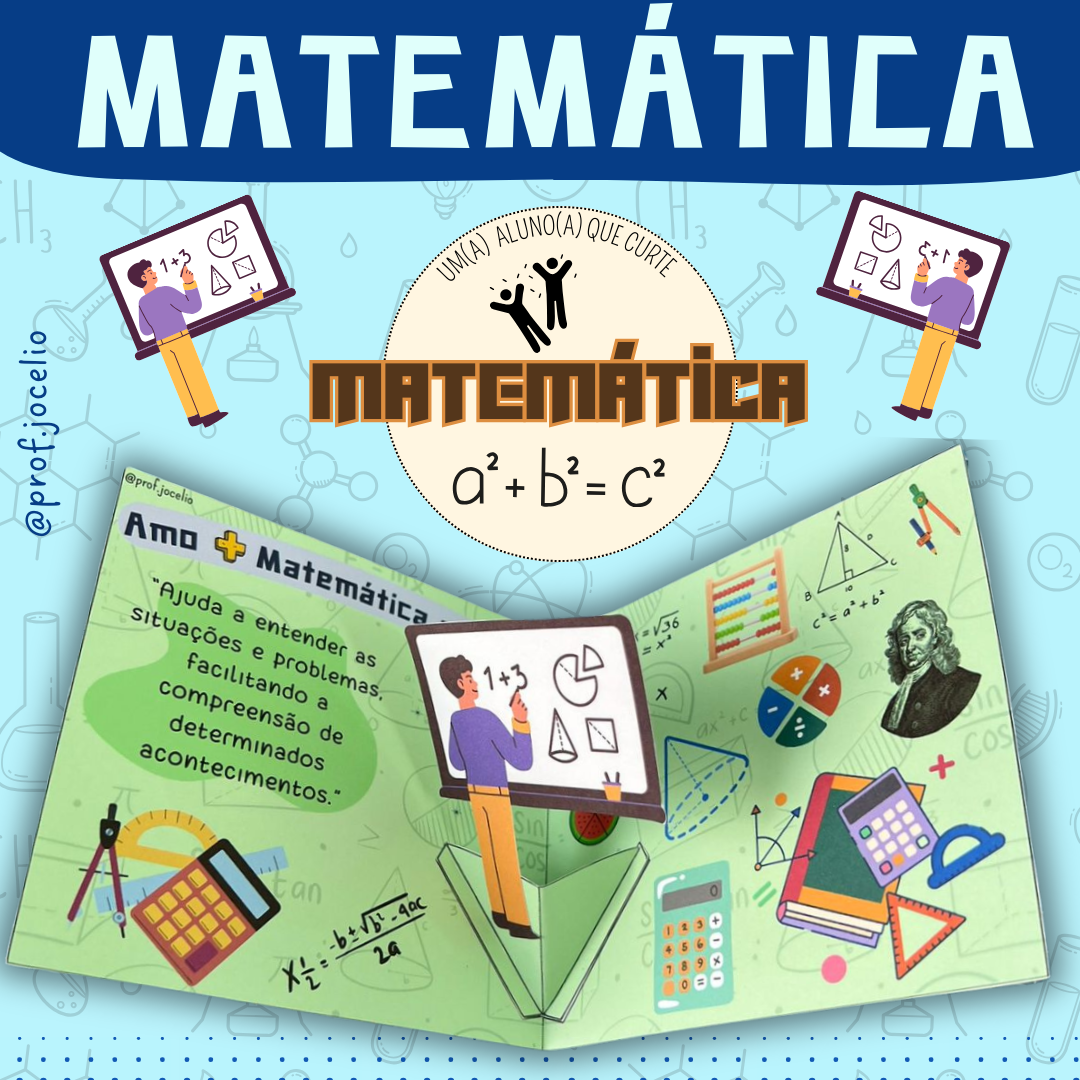 Cartão 3D - Matemática