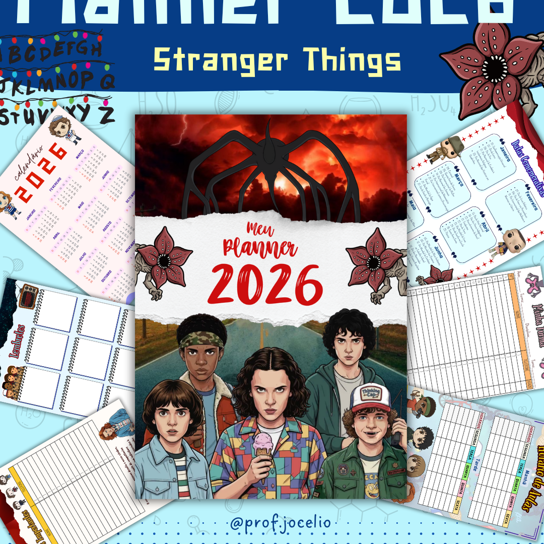 Planner 2026 - Stranger Things