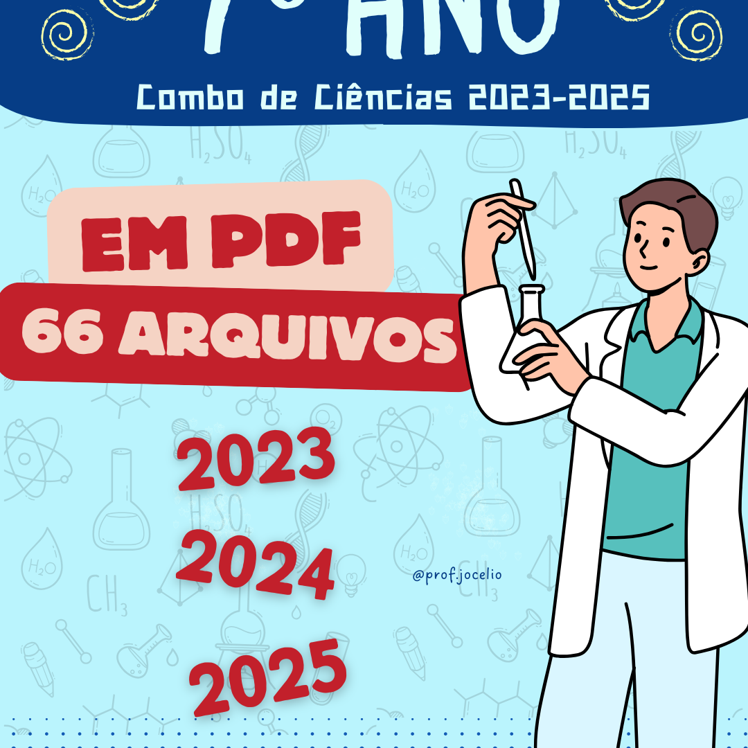 Combo de Ciências - 7º ano  2023 a 2025