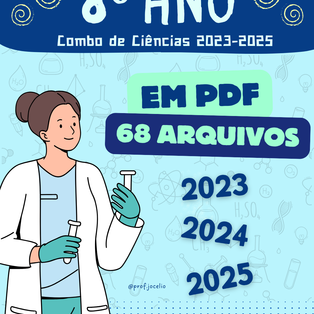 Combo de Ciências - 8º ano  2023 a 2025