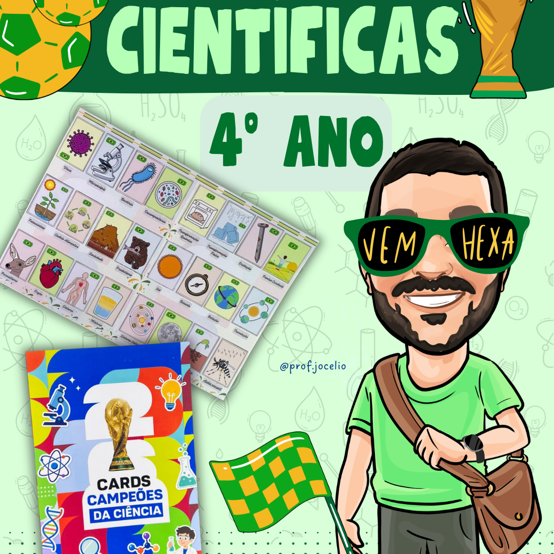 Álbum de Figurinhas Científicas 4º ano