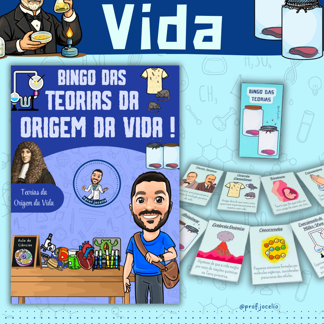 Bingo sobre as teorias da origem da vida