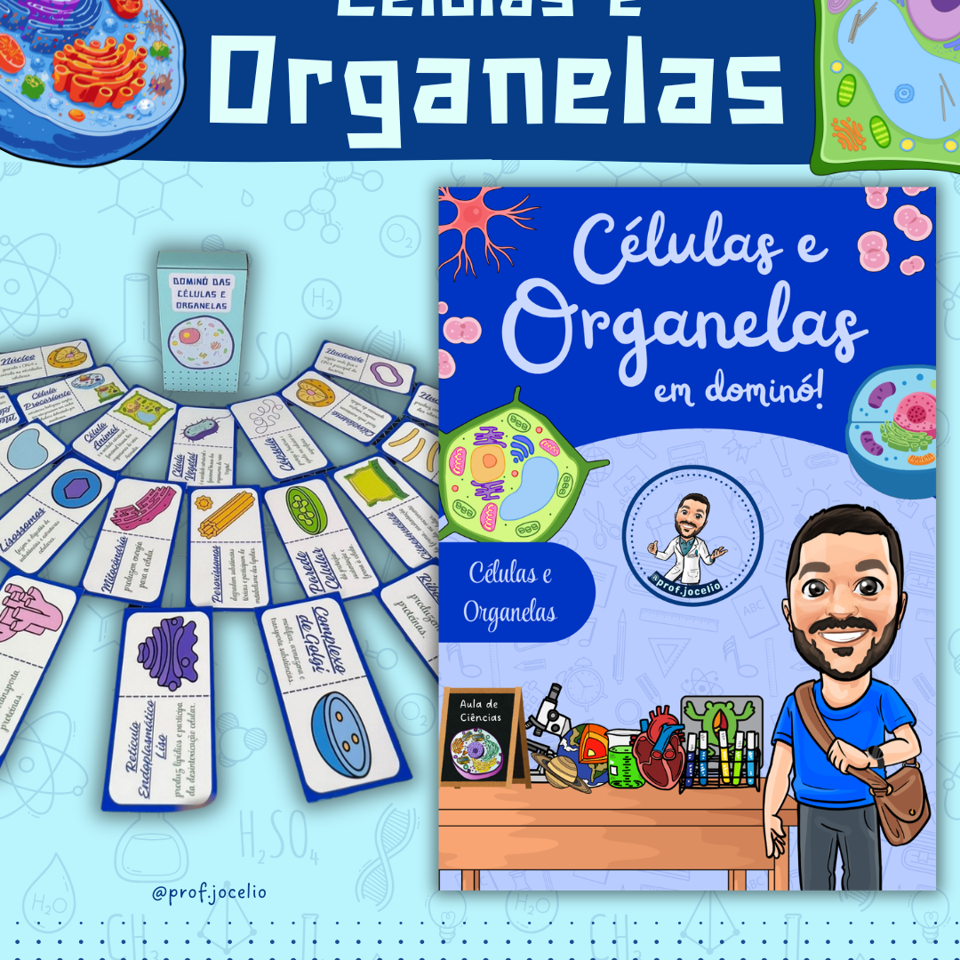 Dominó das Células e Organelas