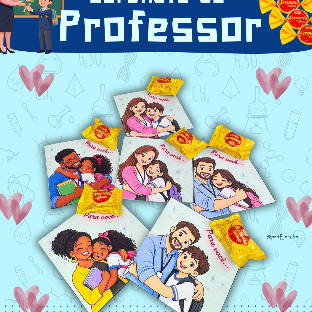 Cartão Serenata - Dia do Professor 2026