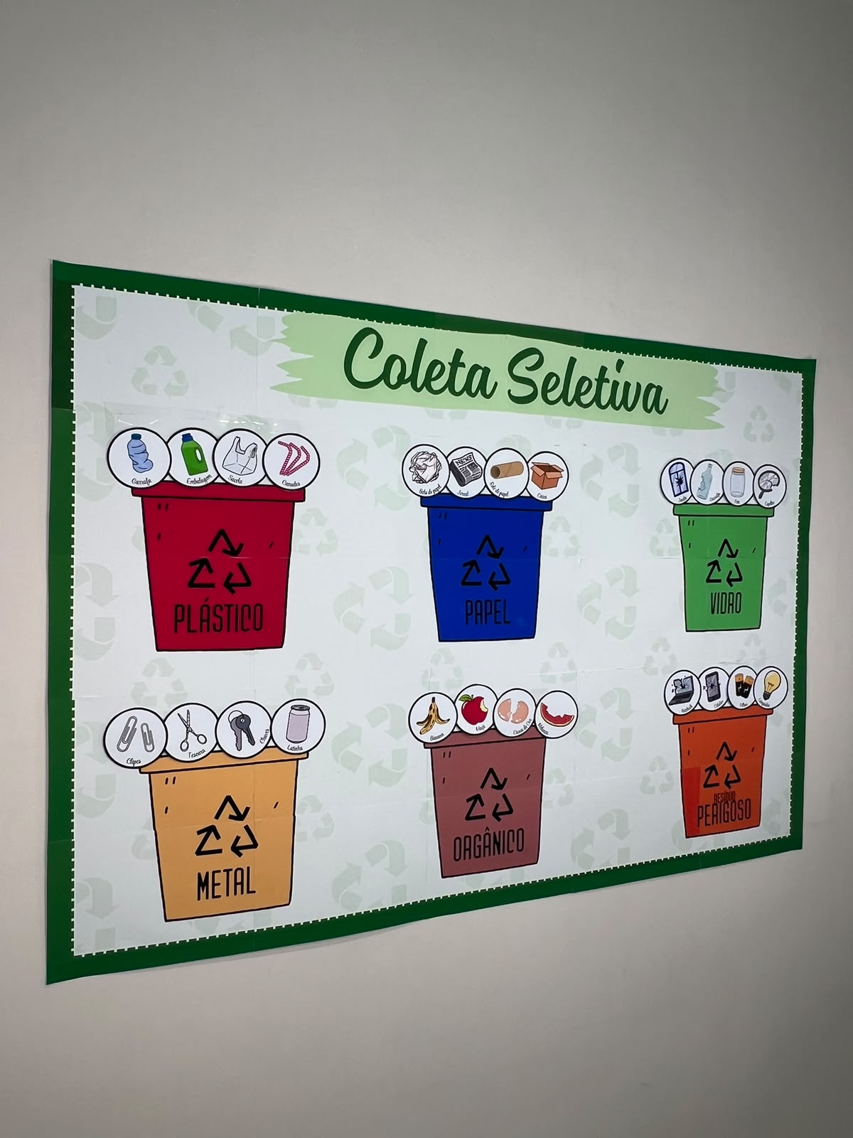 Coleta Seletiva - Cartaz Gigante e Bottons - Imagem 6